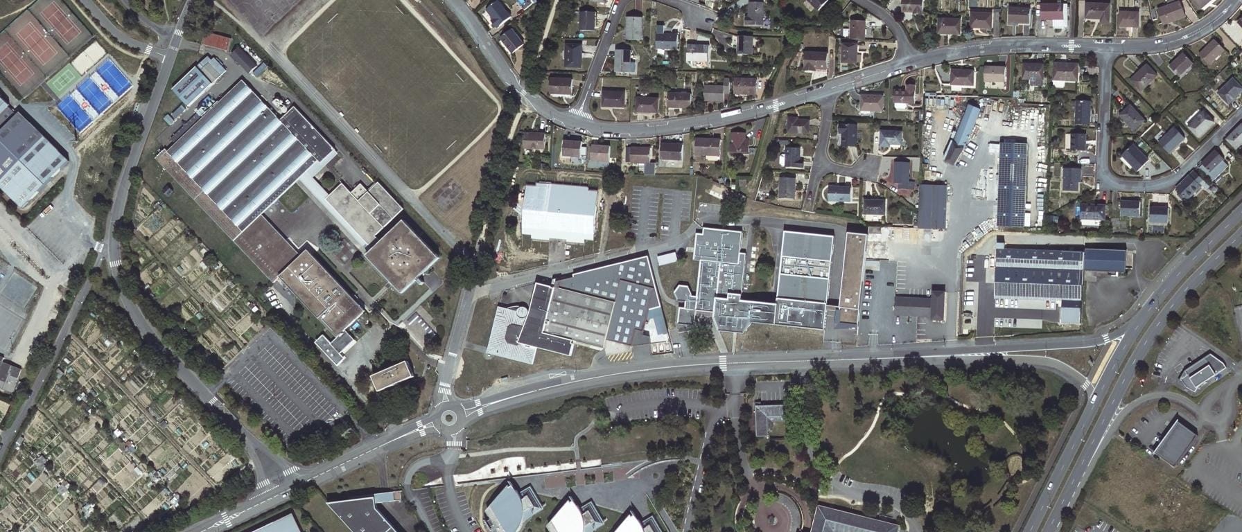 Vue aérienne de CMA FORMATION LAVAL