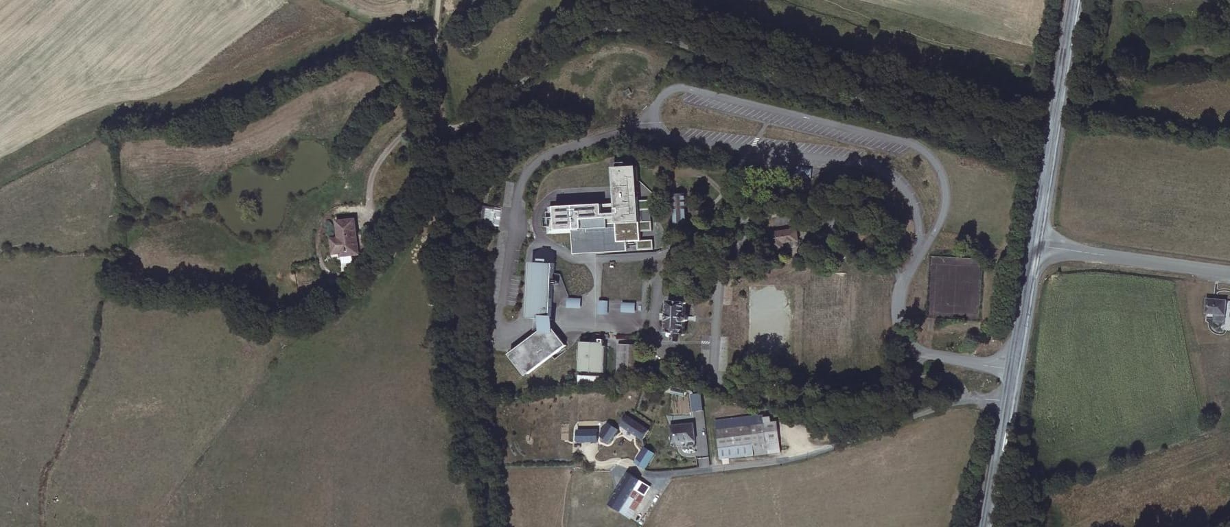 Vue aérienne de Lycée agricole ROCHEFEUILLE