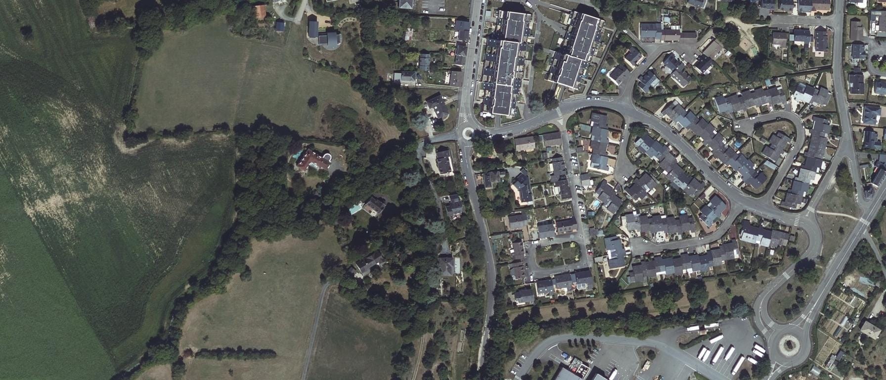 Vue aérienne de MFR La Pignerie