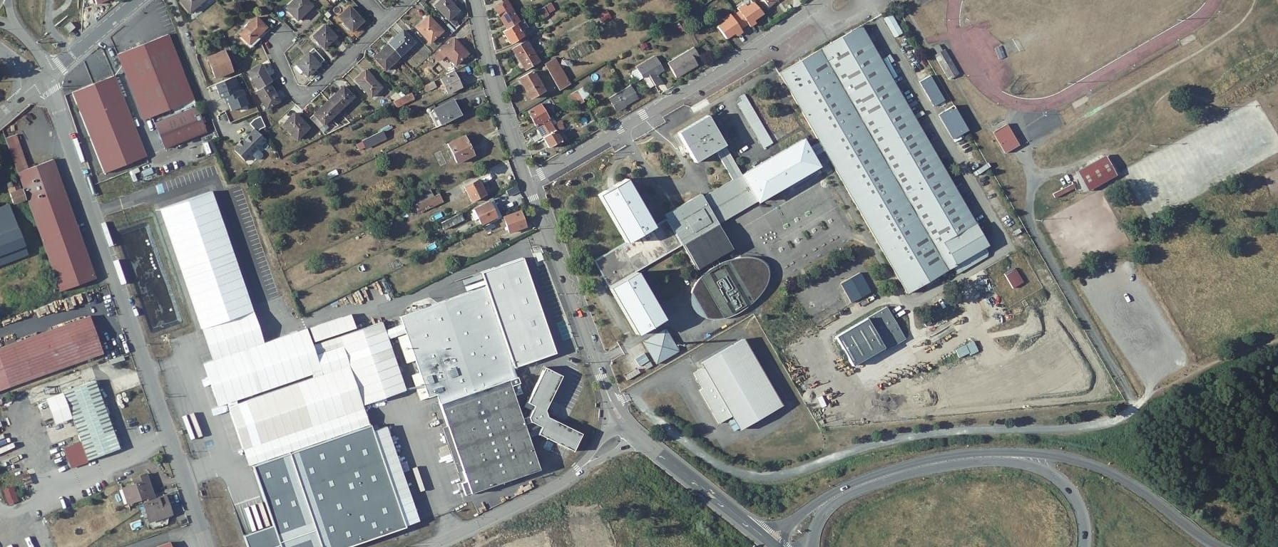 Vue aérienne de Lycée professionnel Entre Meurthe Et Sânon