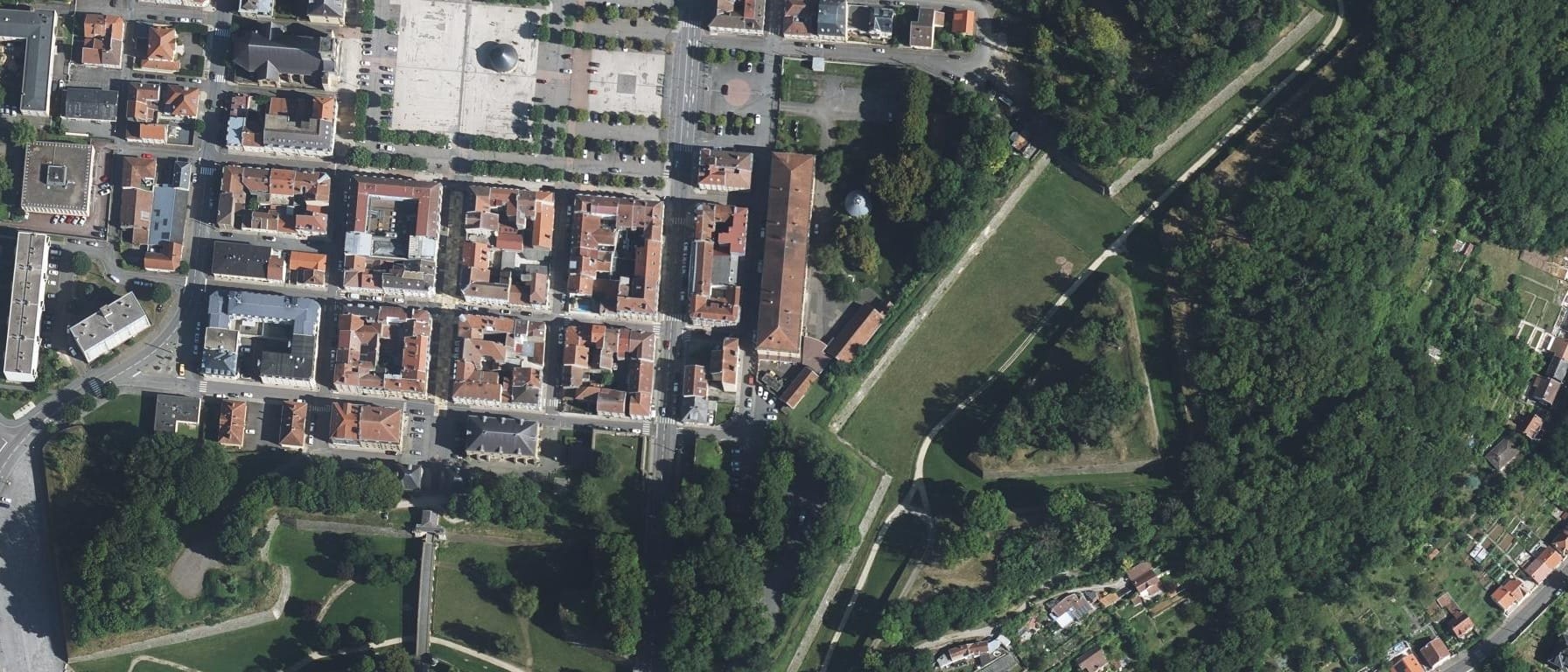 Vue aérienne de Lycée professionnel Darche