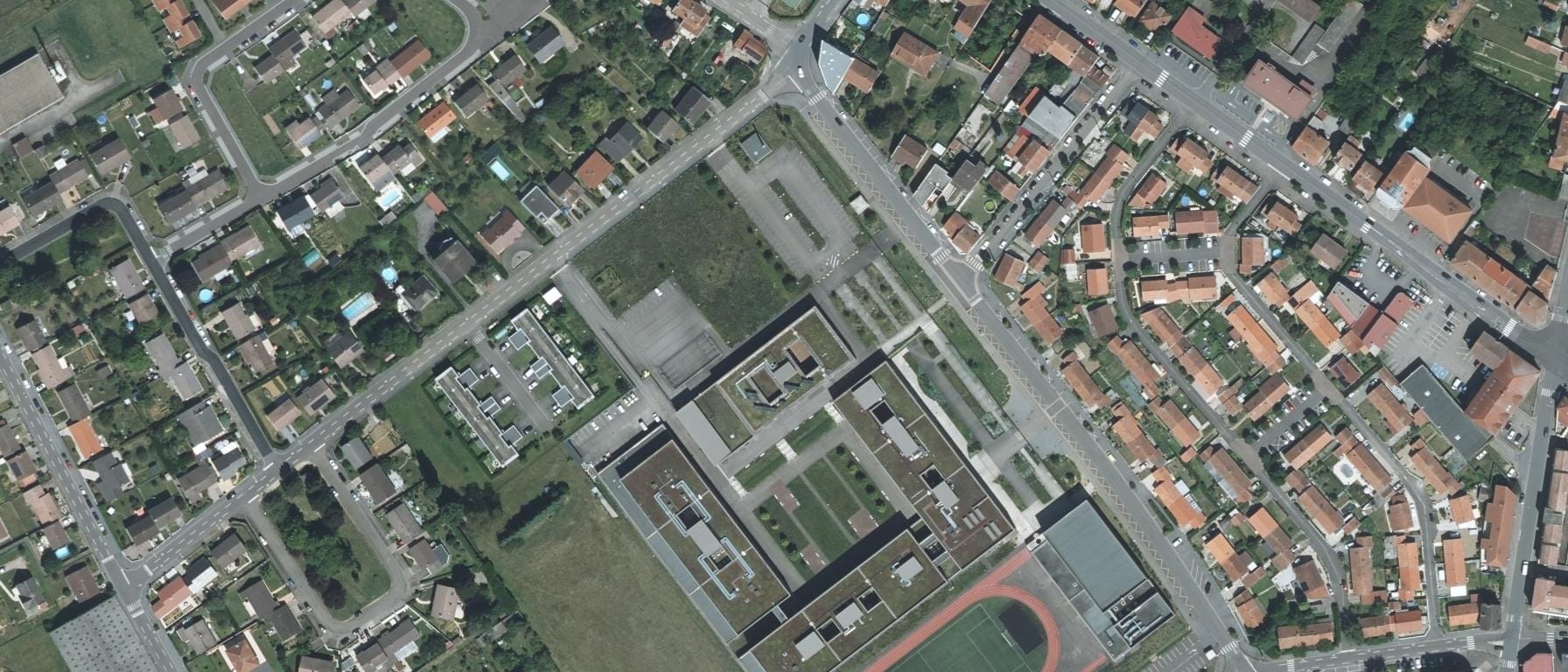 Vue aérienne de CFA Jean Zay