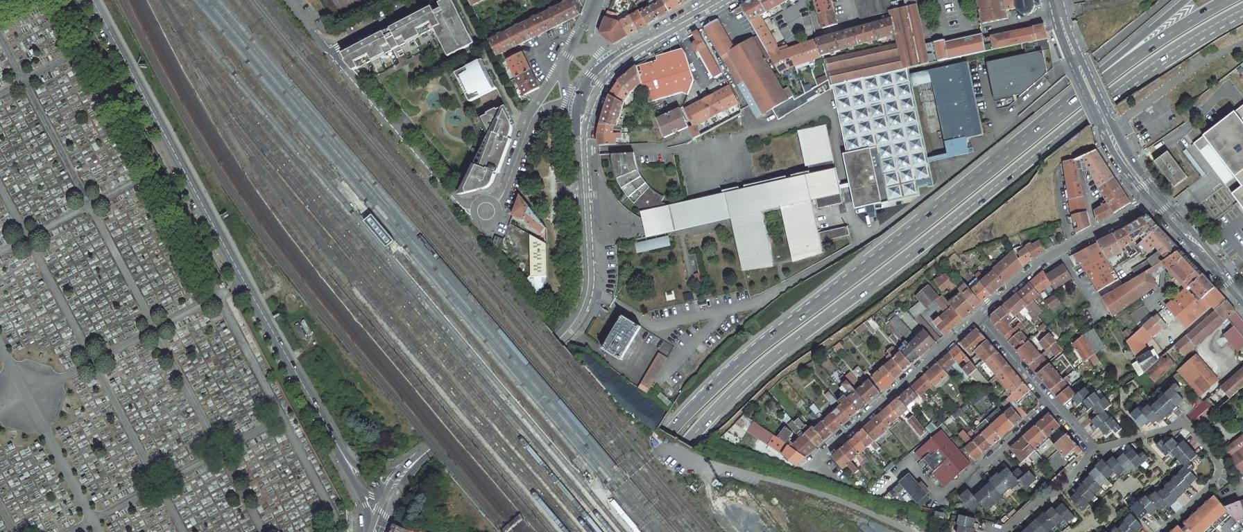 Vue aérienne de Lycée professionnel Jean Prouve