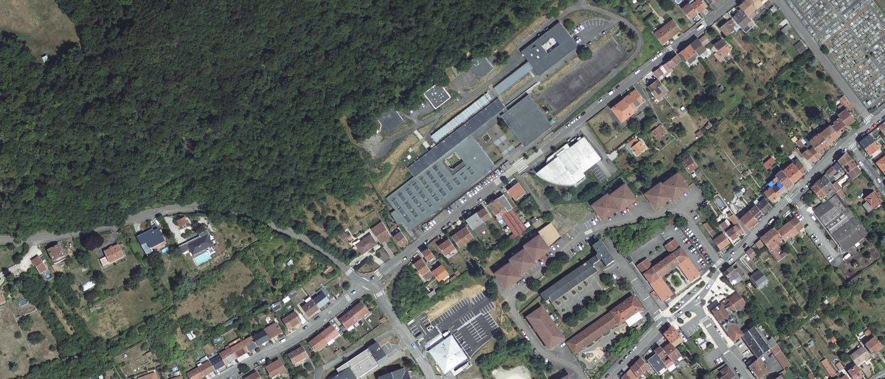 Vue aérienne de Lycée professionnel Bertrand Schwartz