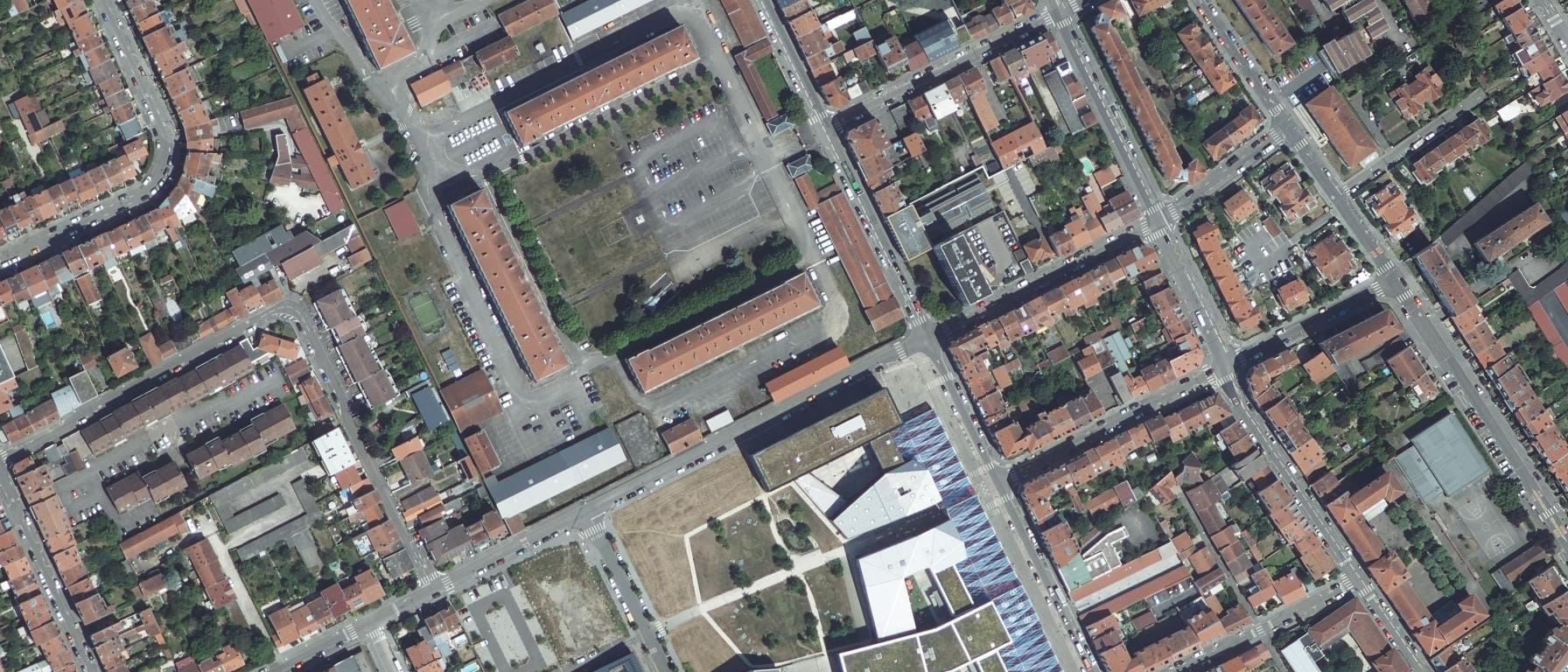 Vue aérienne de Ecole nationale supérieure d'art et de design de Nancy
