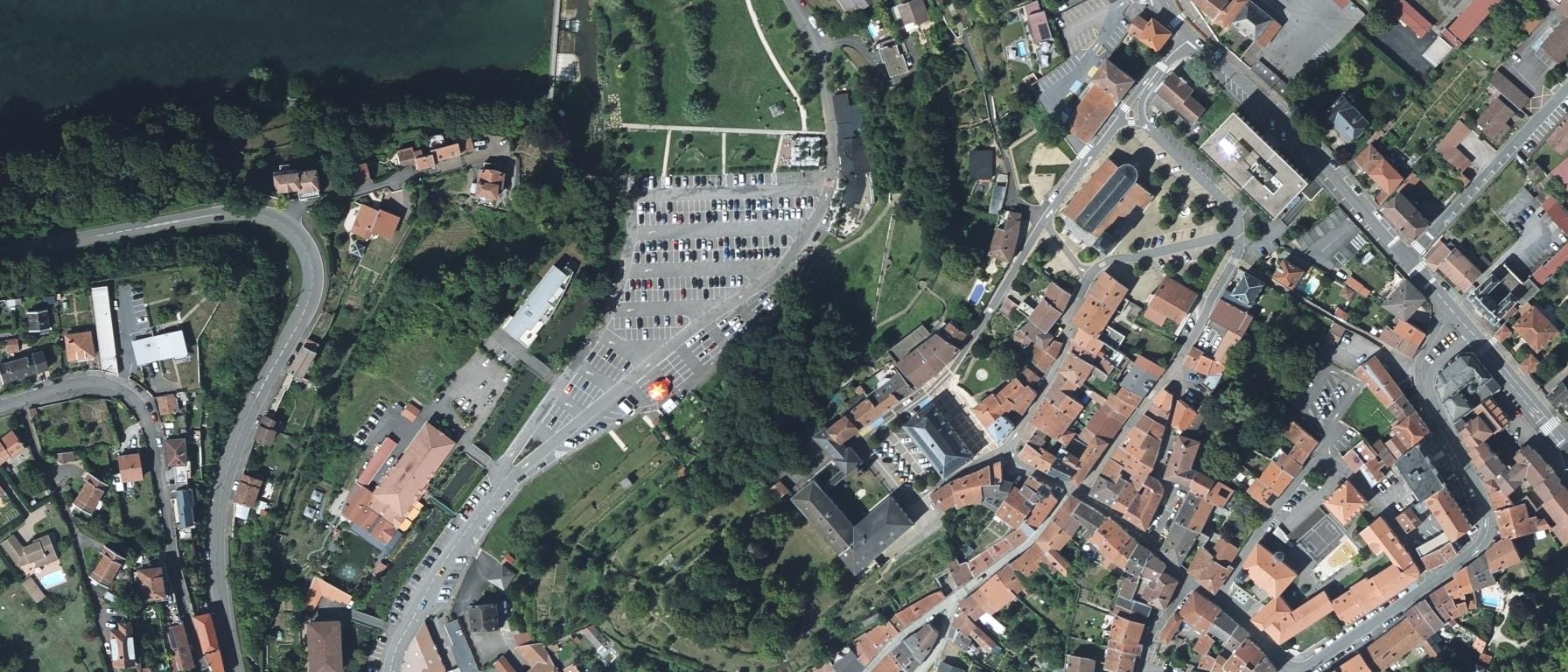 Vue aérienne de Lycée Louis Bertrand