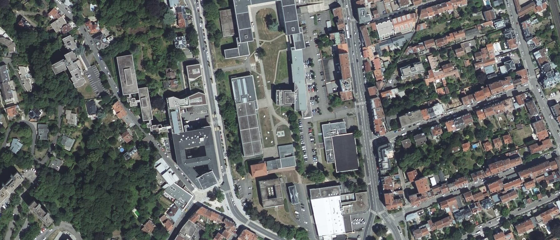 Vue aérienne de Université de Lorraine - UFR Arts, Lettres et Langues - Site de Nancy (54)