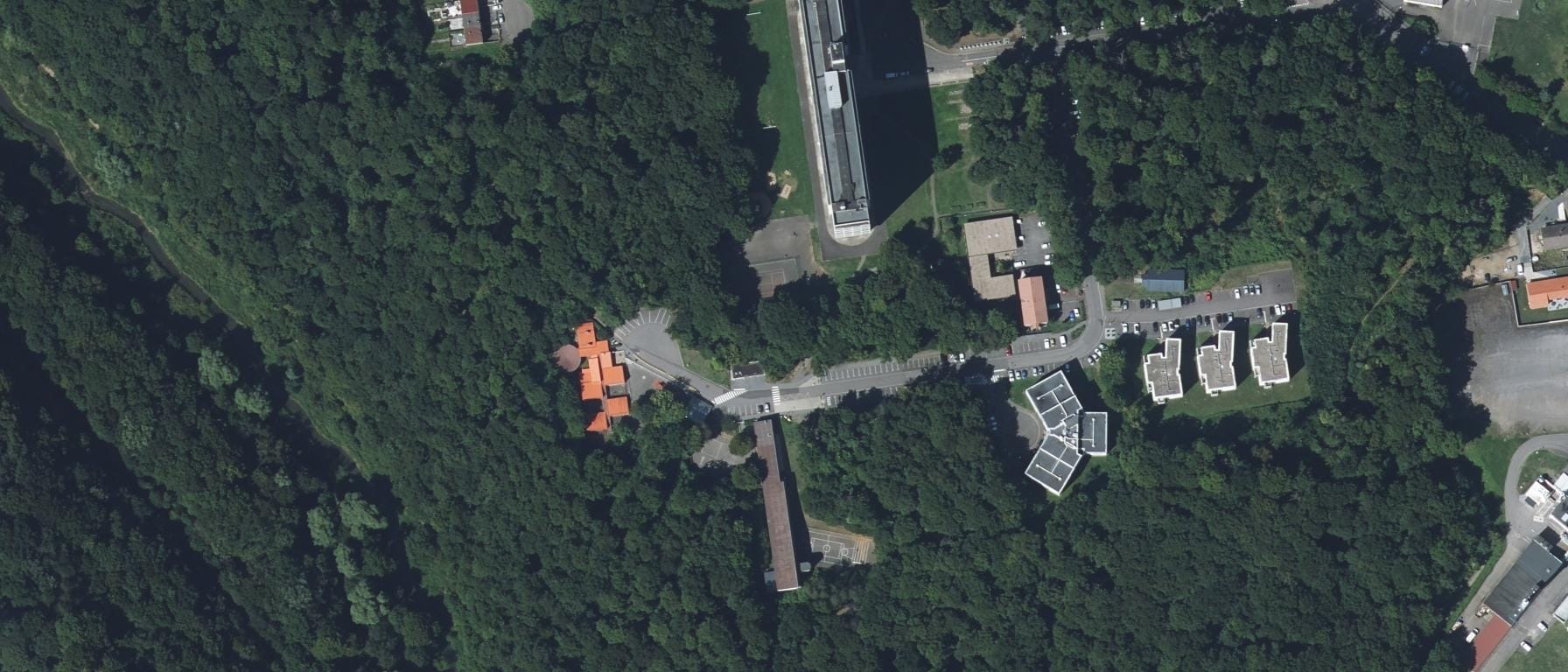 Vue aérienne de IFSI CHR Metz - Site de Briey