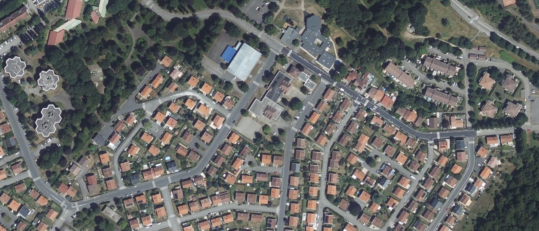 Vue aérienne de CESI Campus de Nancy