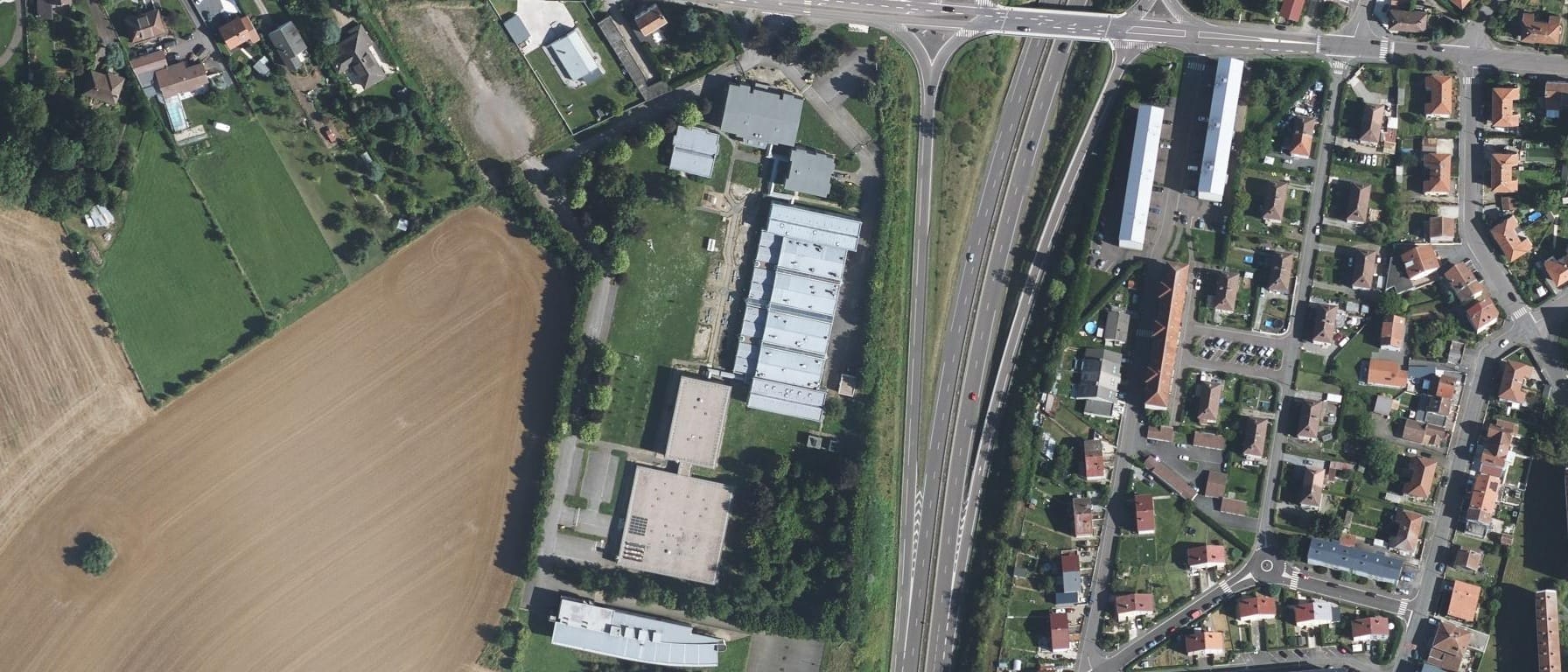 Vue aérienne de I.U.T. H. Poincaré de Longwy - Université de Lorraine