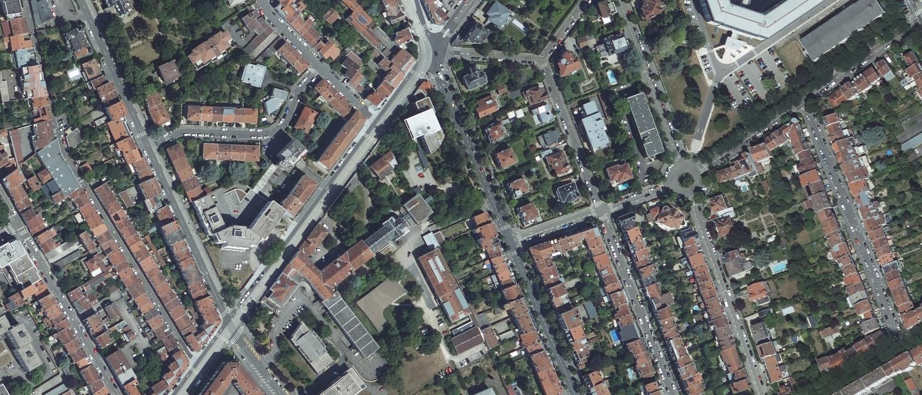 Vue aérienne de Lycée Claude Daunot