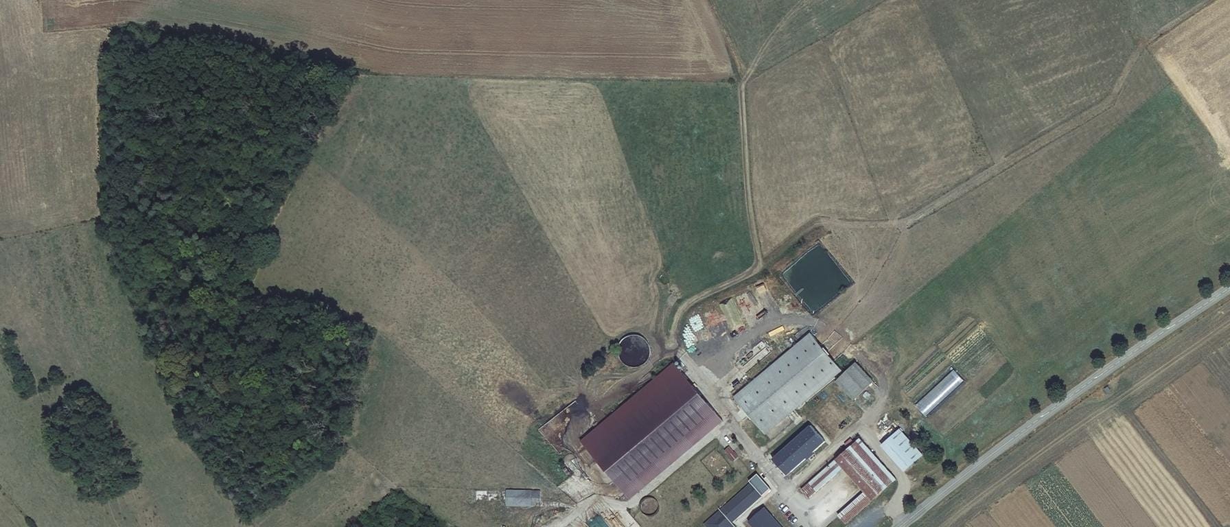Vue aérienne de CTR FORMATION APPRENTIS AGRIC CFA AGRICULTURES TERRITOIRES
