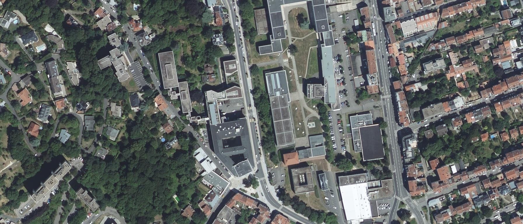 Vue aérienne de Université de Lorraine - UFR Sciences Humaines et Sociales - Site de Nancy (54) (54)