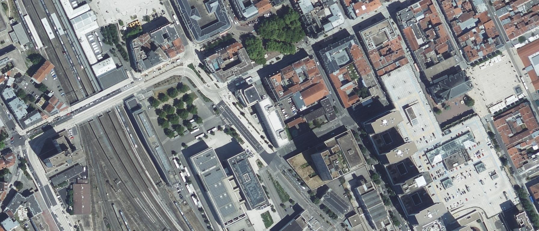 Vue aérienne de IFSI SANTEST