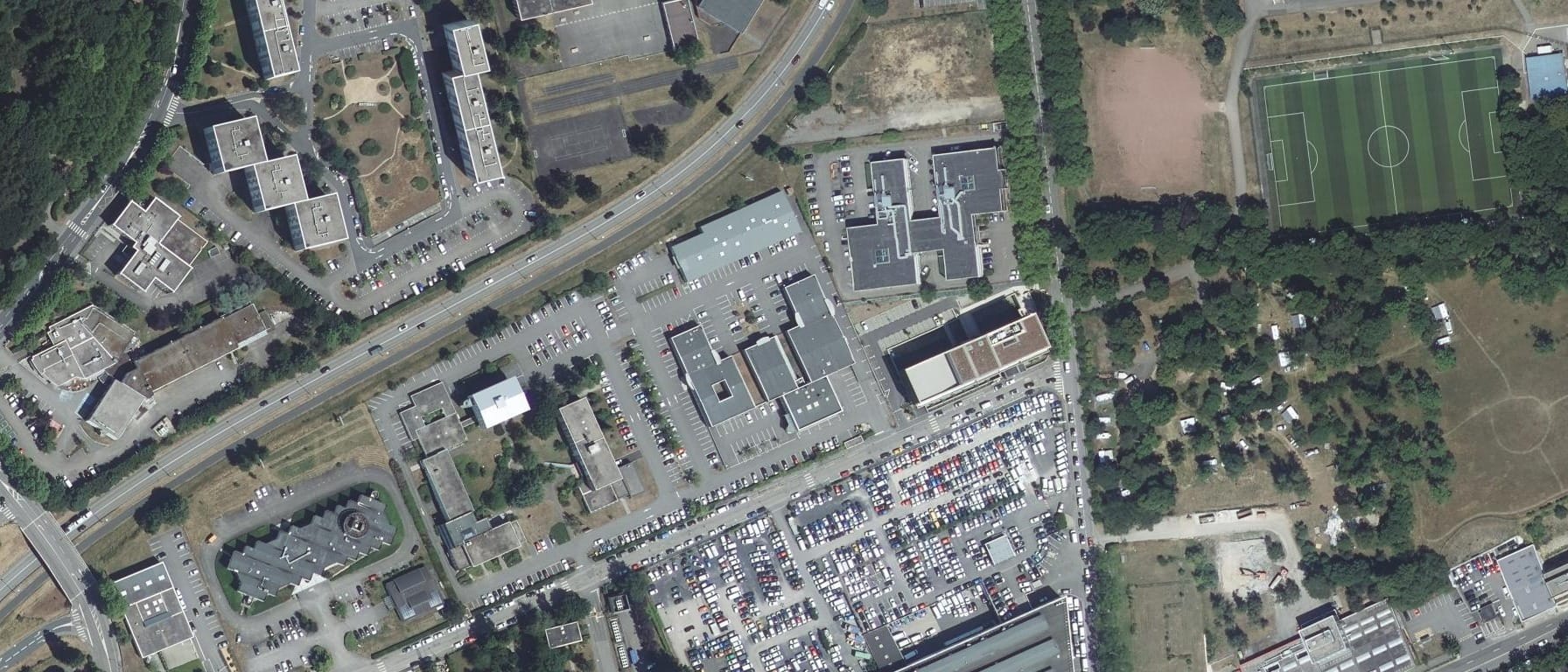 Vue aérienne de LEAP AGRICULTURE ET TERRITOIRE IS4A