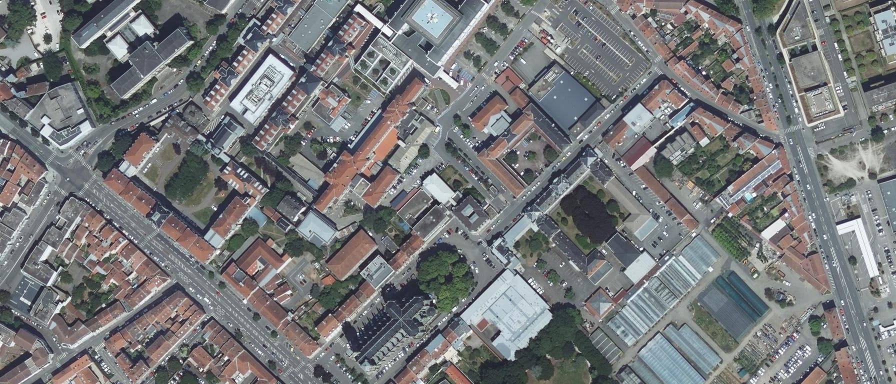 Vue aérienne de IFSI CHRU Nancy-Lionnois