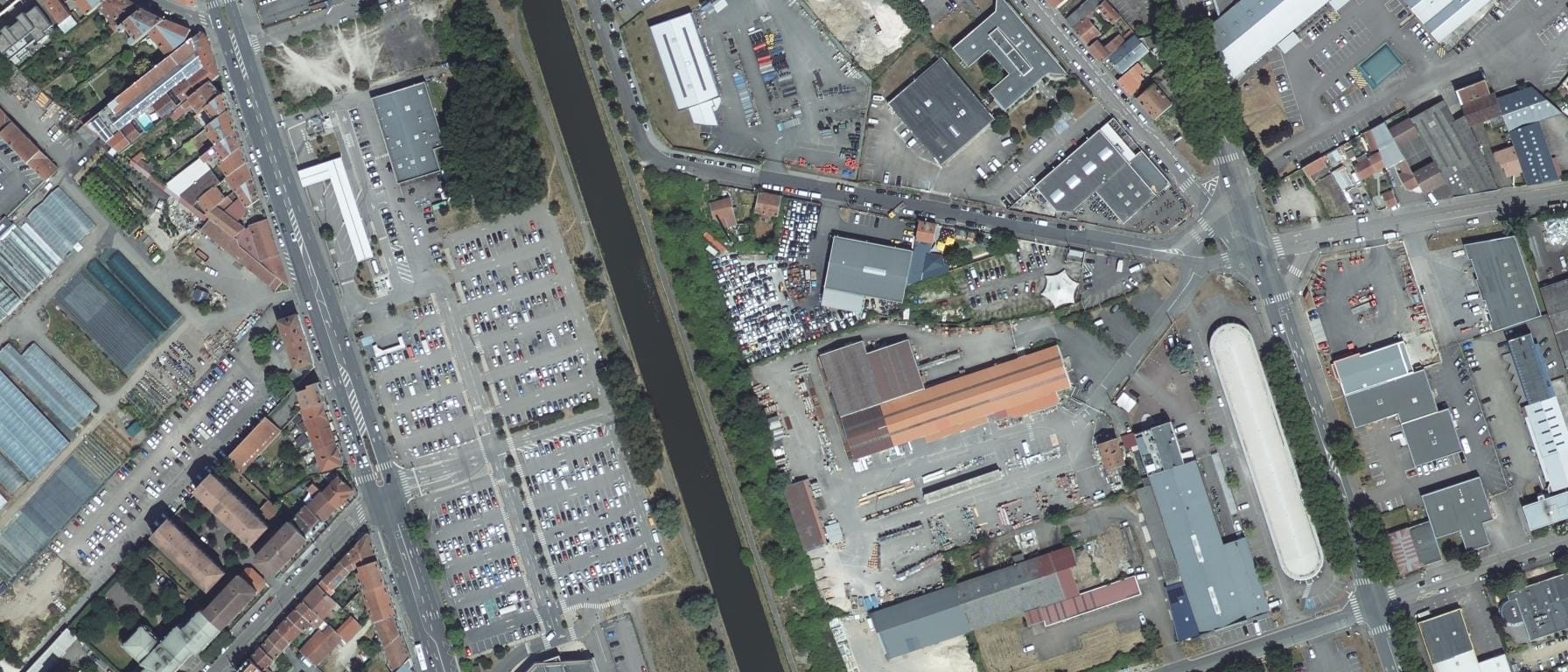 Vue aérienne de IMC - European Business School (ARTEMYS) - Site de Nancy (54)