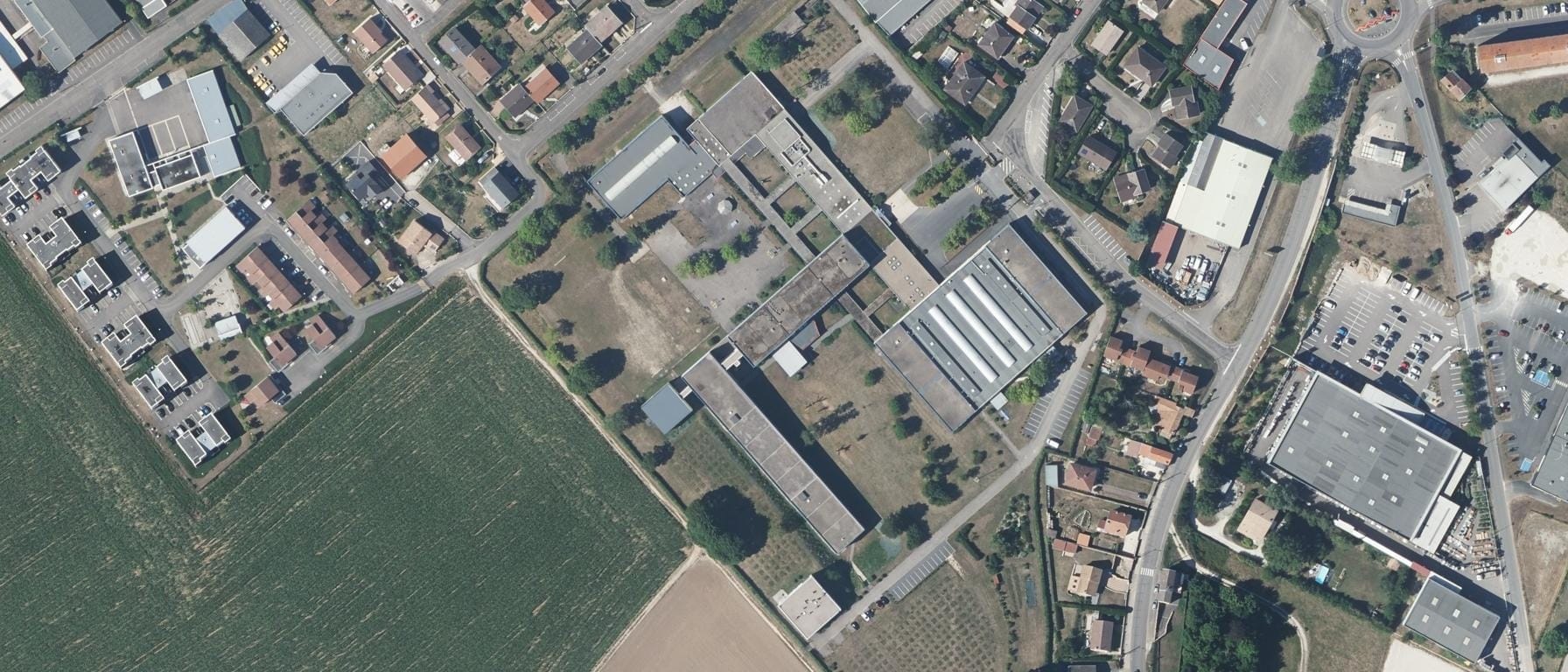 Vue aérienne de Lycée Henri Vogt