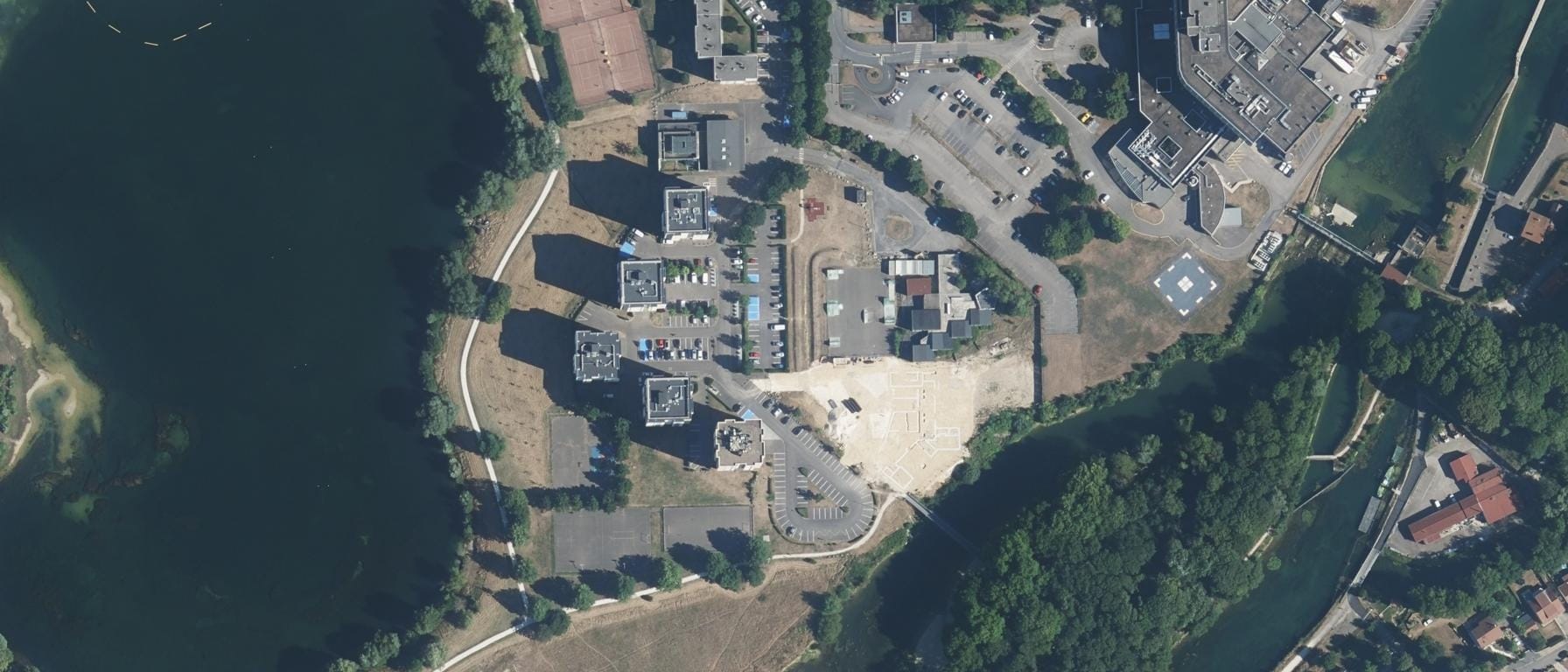 Vue aérienne de IFSI Verdun