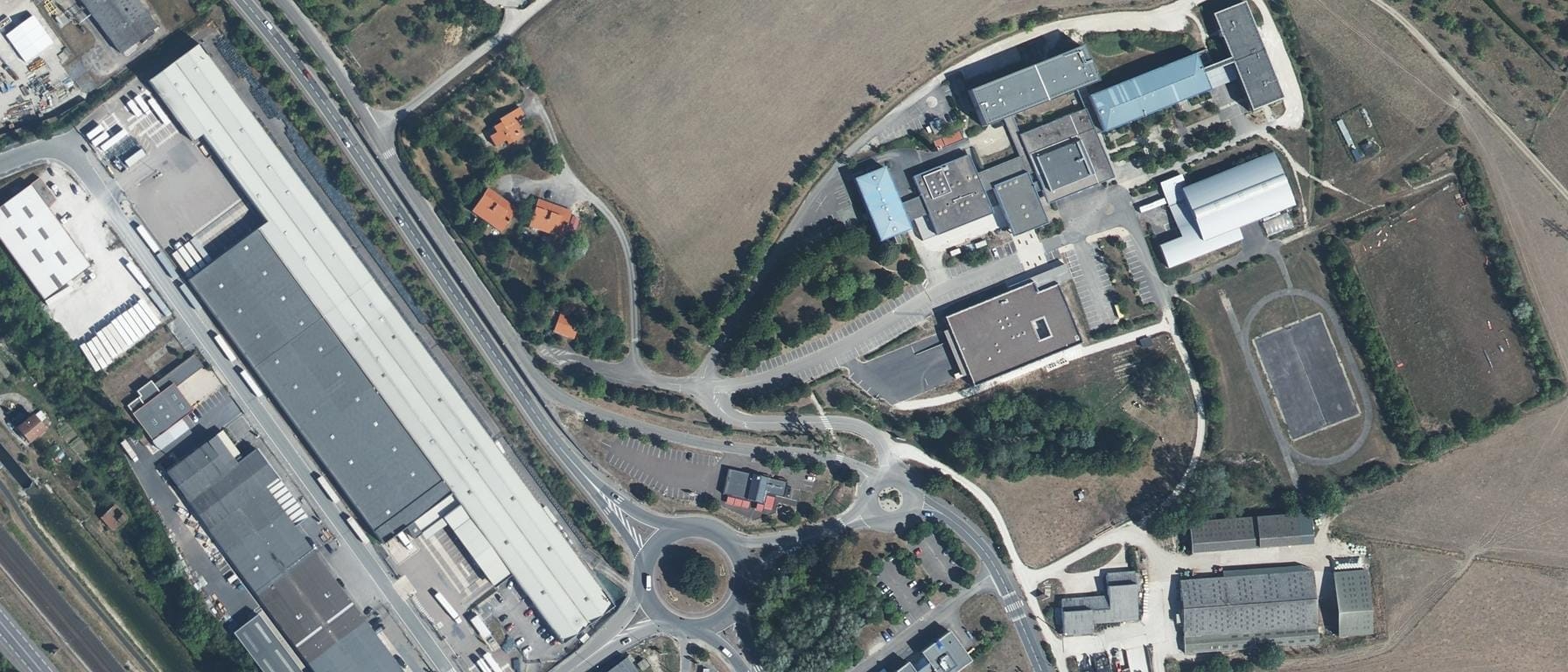 Vue aérienne de Site de Bar le Duc du CFA de la Meuse