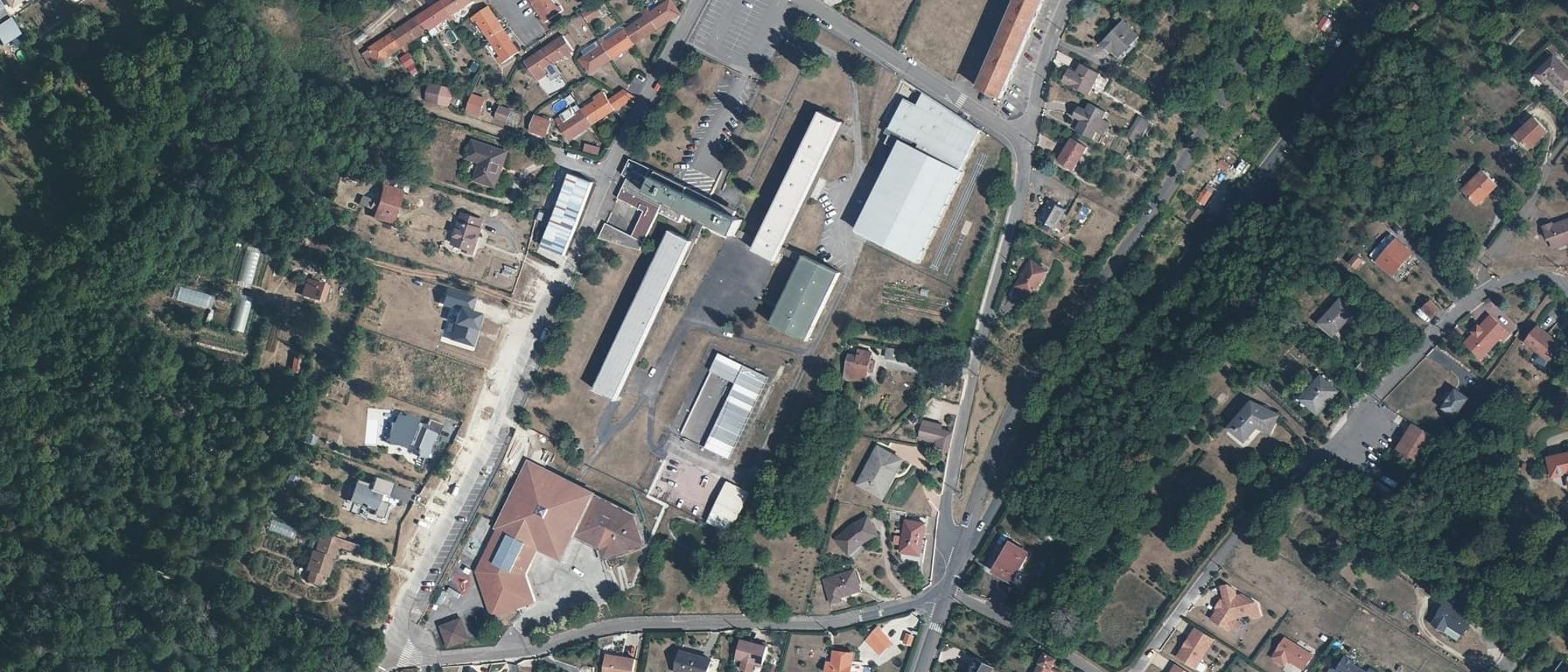 Vue aérienne de INSPE - Antenne de Bar-le Duc