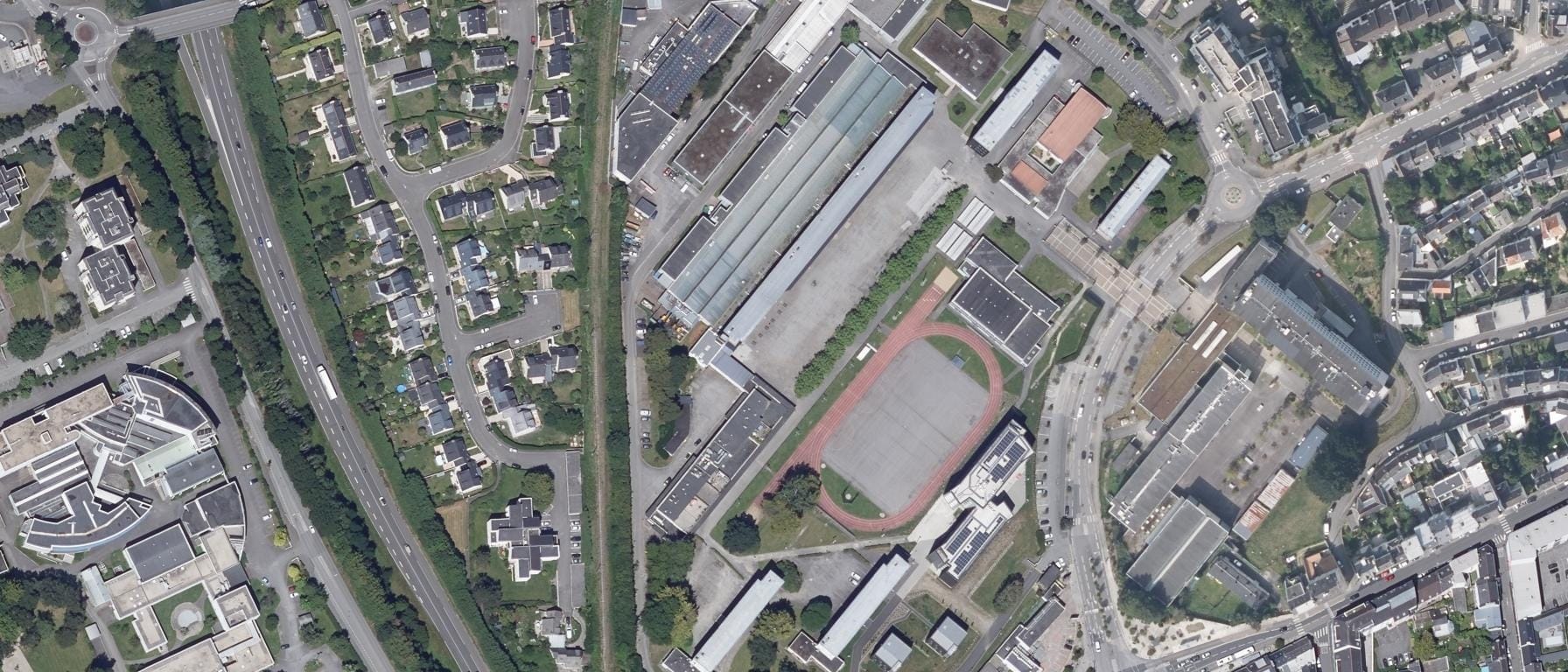 Vue aérienne de Lycée Jean-Baptiste Colbert