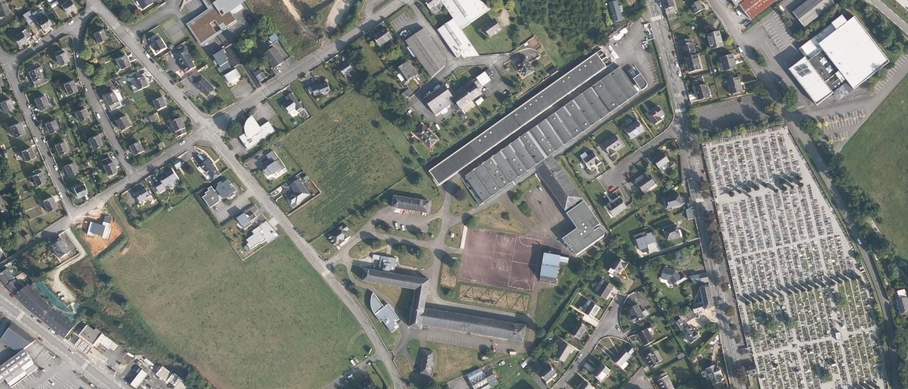 Vue aérienne de Lycée professionnel Du Blavet