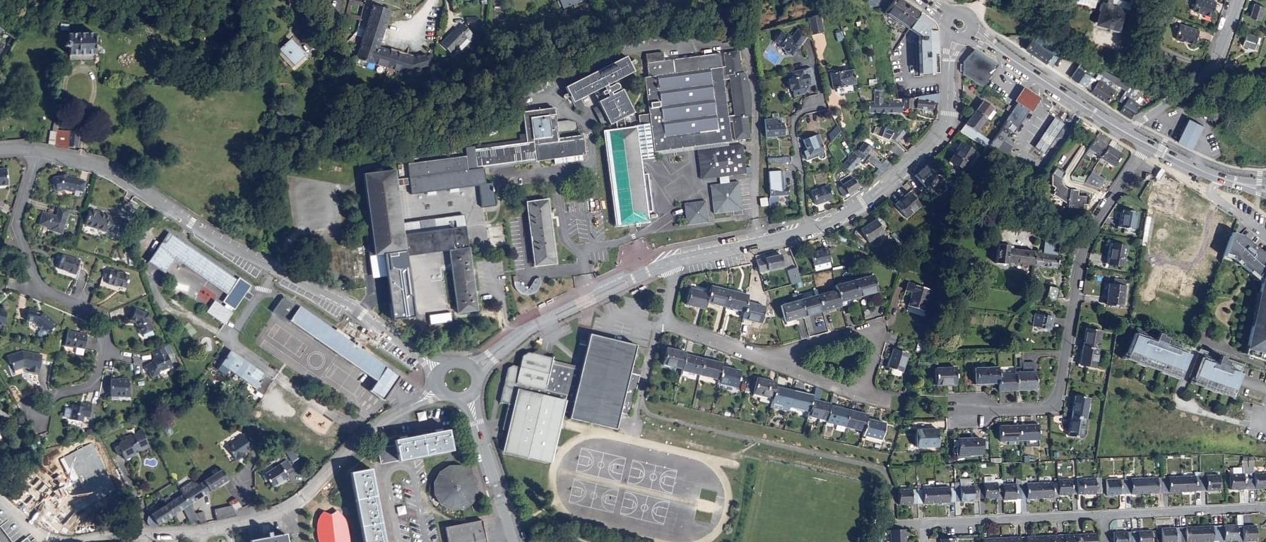 Vue aérienne de Lycée professionnel Emile Zola