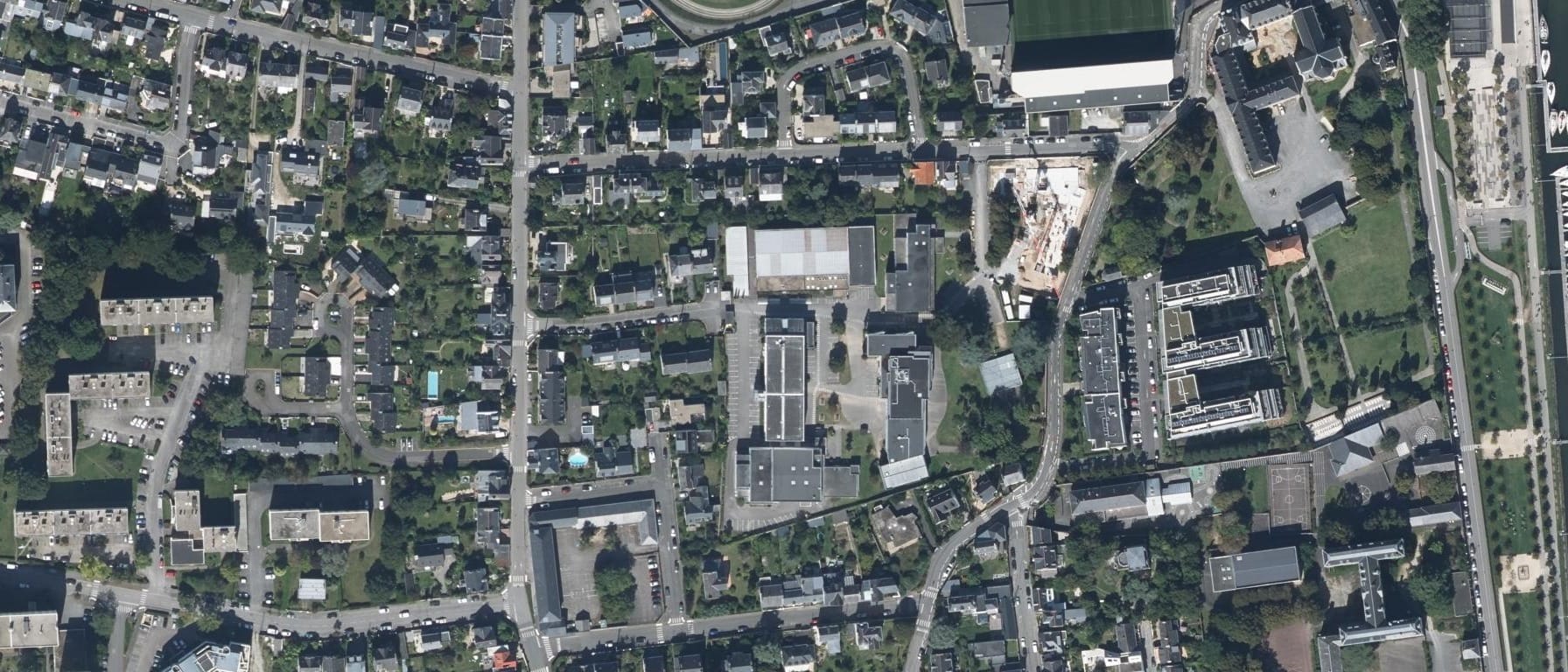 Vue aérienne de Lycée St Paul