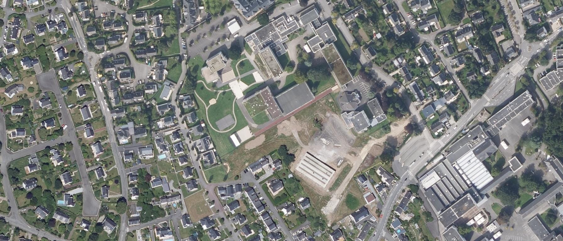 Vue aérienne de Lycée Notre Dame De La Paix