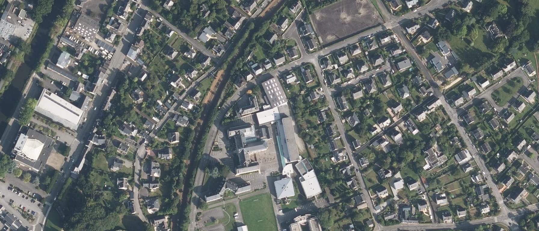 Vue aérienne de Lycée Jeanne d'Arc-St Ivy