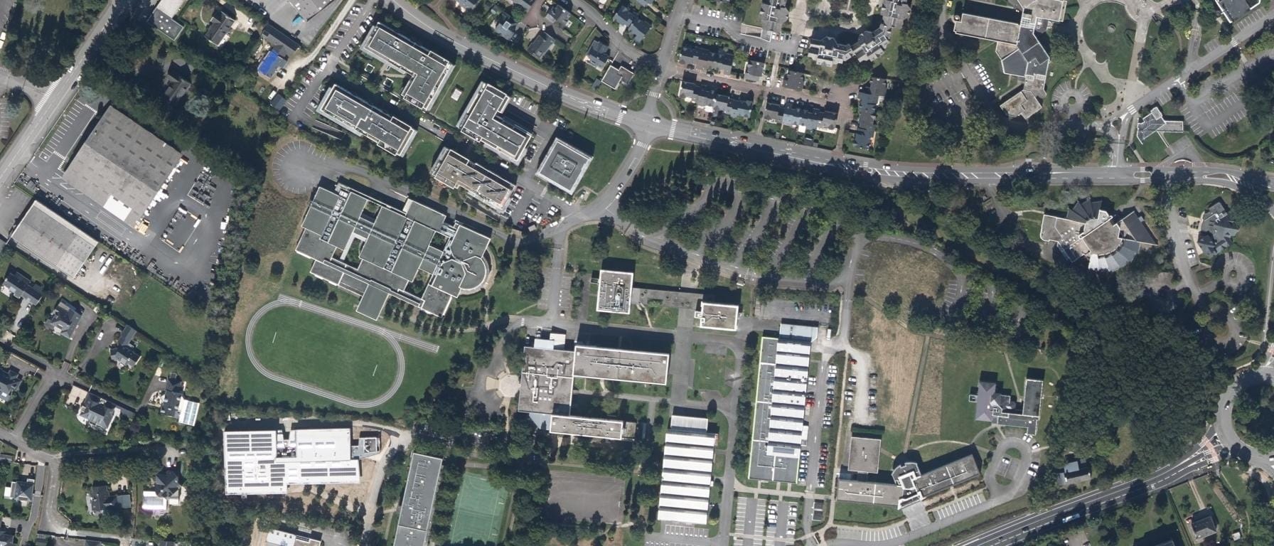 Vue aérienne de CFA CMA Formation Bretagne - Vannes