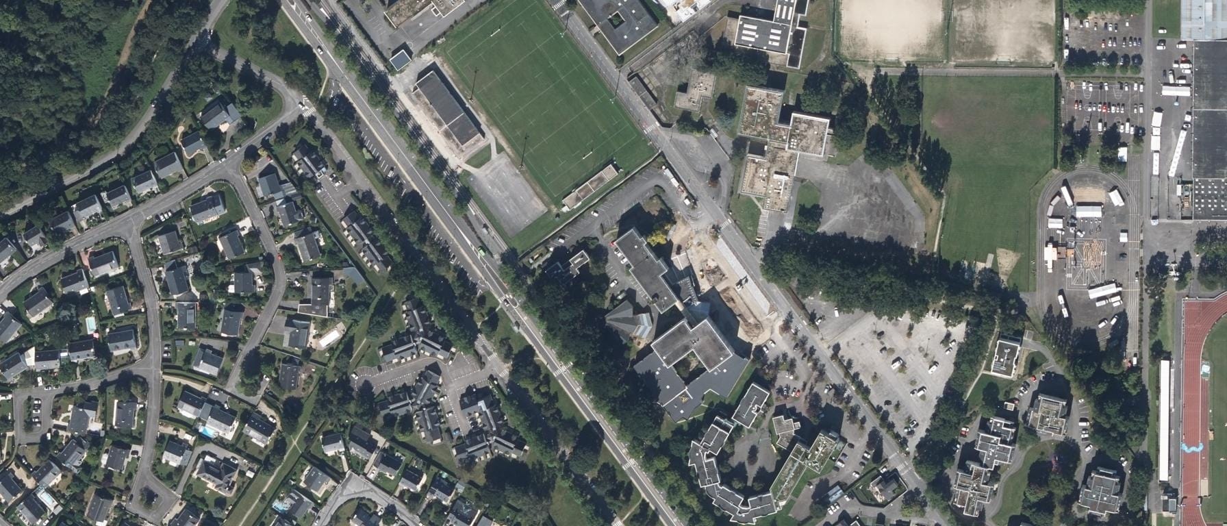 Vue aérienne de I.U.T de Vannes