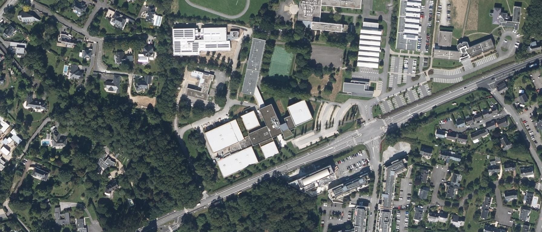 Vue aérienne de CFA BATIMENT DU MORBIHAN