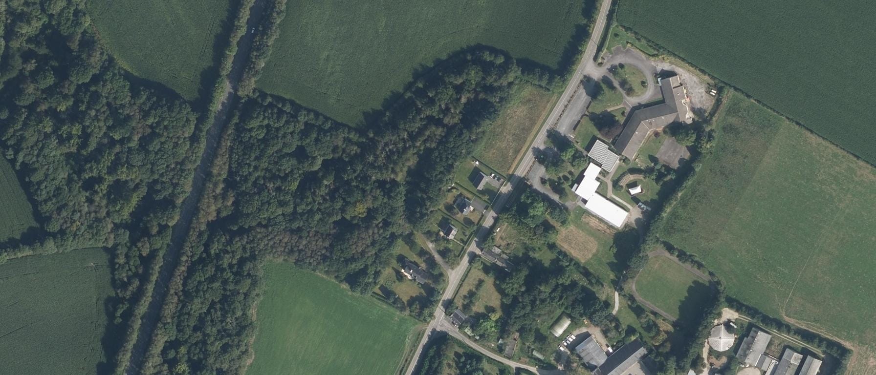 Vue aérienne de Lycée agricole KERLEBOST