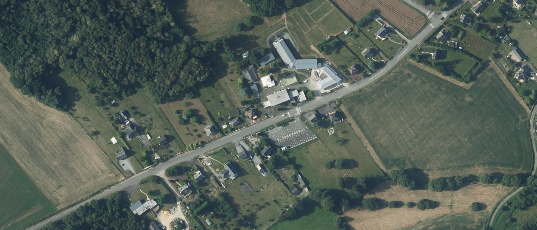 Vue aérienne de MFREO de Guilliers