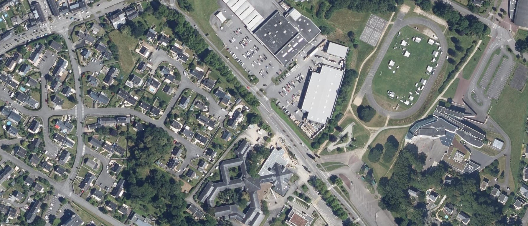 Vue aérienne de Lycée Victor HUGO