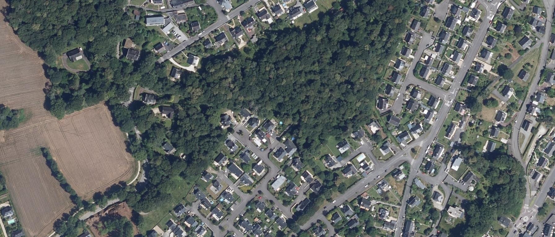 Vue aérienne de CFA le Talhouët à Hennebont