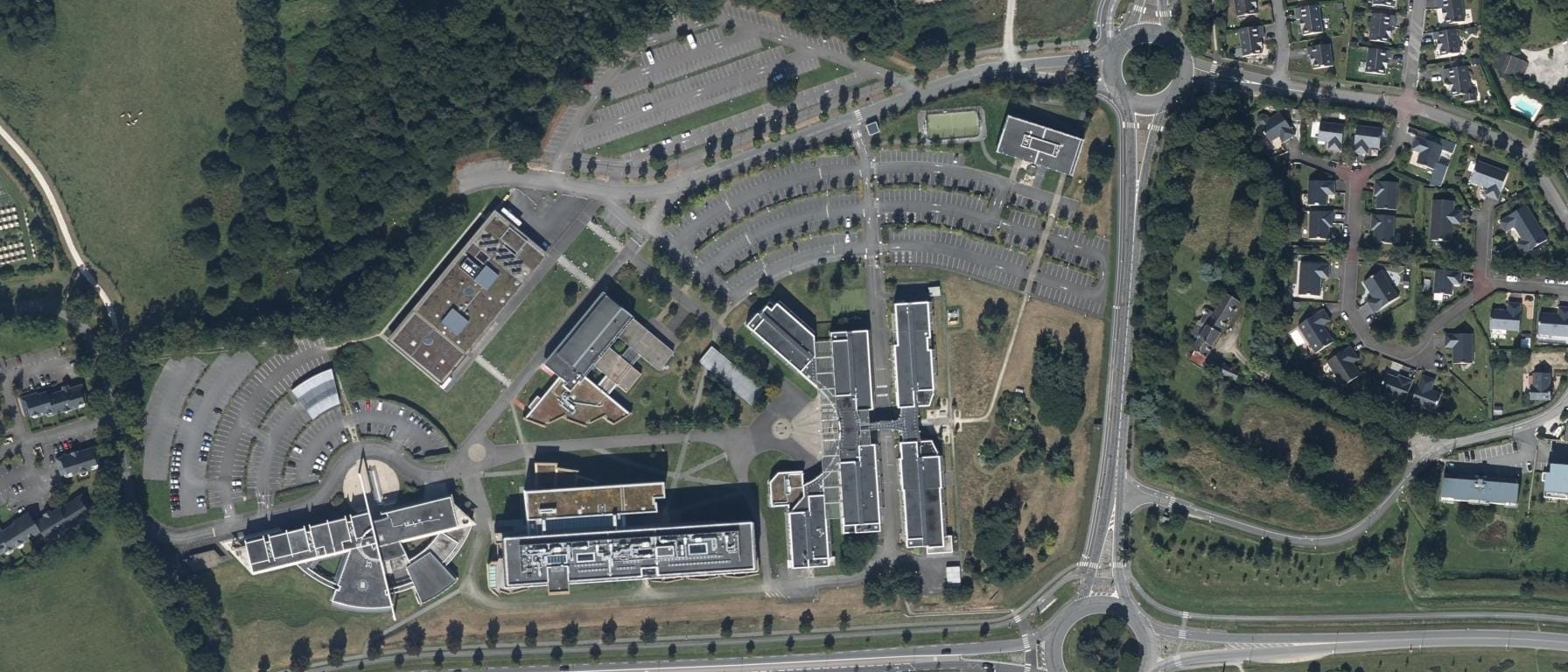 Vue aérienne de Université de Bretagne Sud - Site de Vannes
