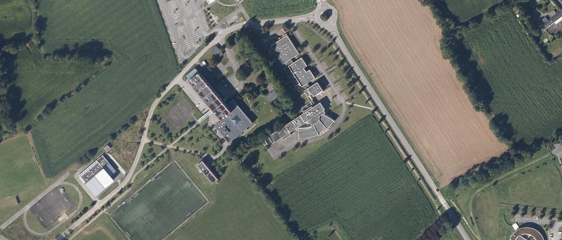 Vue aérienne de I.U.T de Lorient (Antenne de Pontivy)