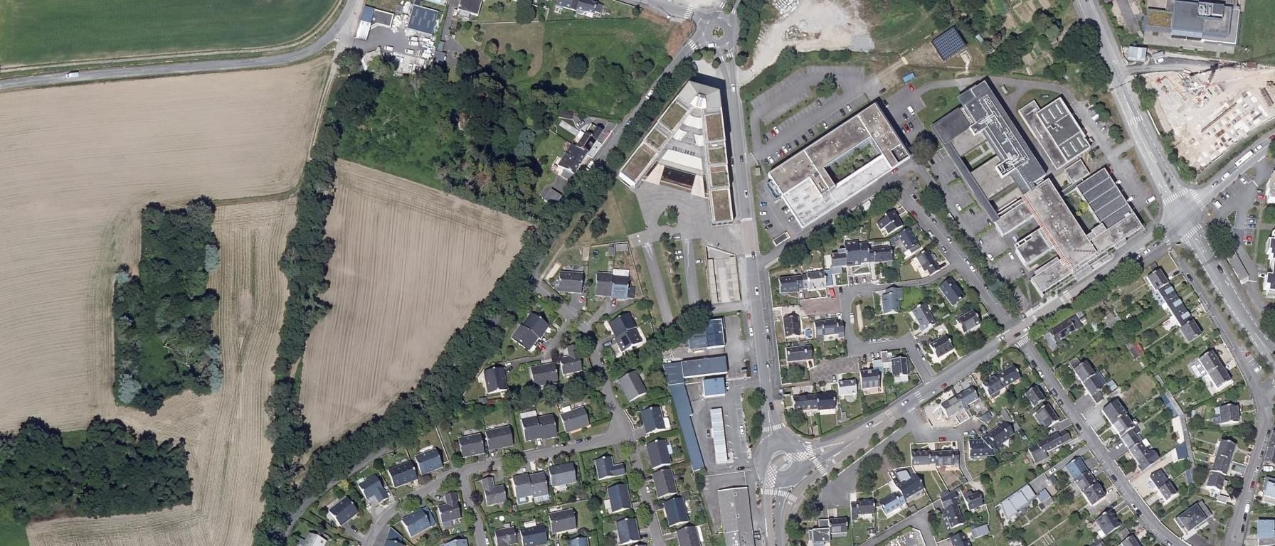 Vue aérienne de ENSIBS Lorient