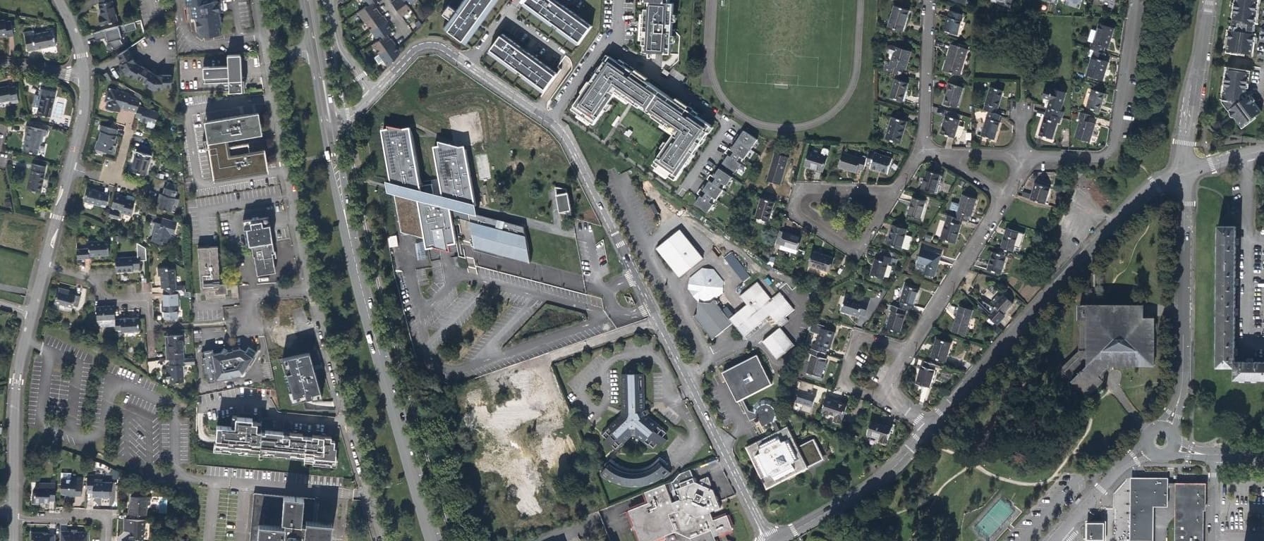 Vue aérienne de Icam Site de Bretagne - Prépa professionnalisante (2+3 en apprentissage)