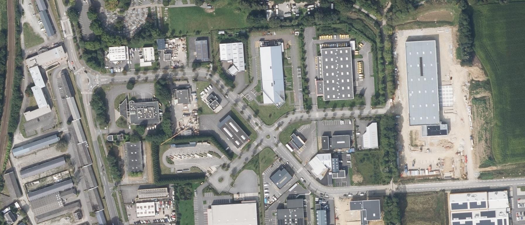 Vue aérienne de Pôle formation UIMM Bretagne - CFA de l'Industrie LORIENT