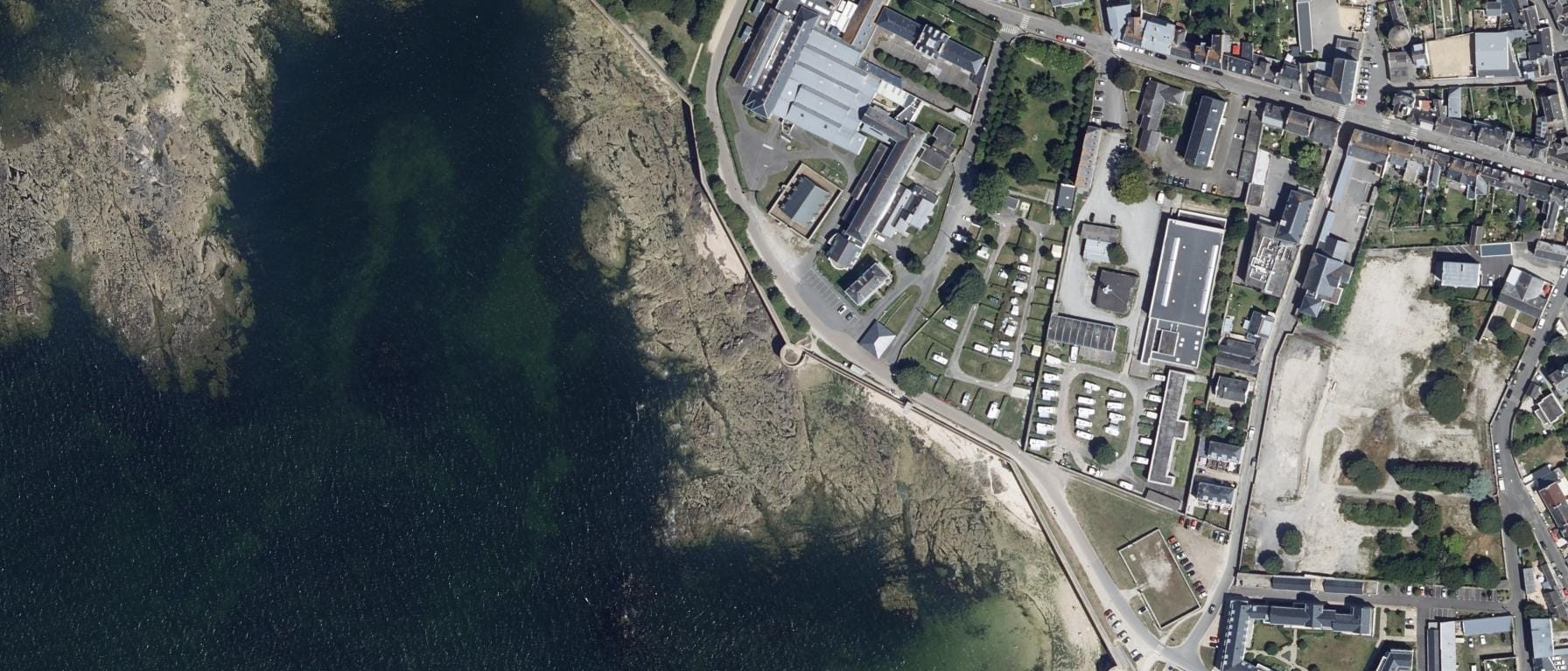 Vue aérienne de GRETA-CFA J. Crozet Port-Louis