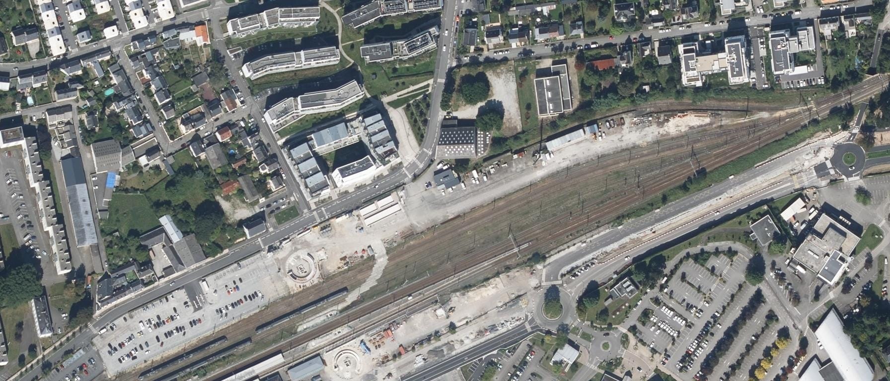 Vue aérienne de CFA Angèle-Mérici Vannes