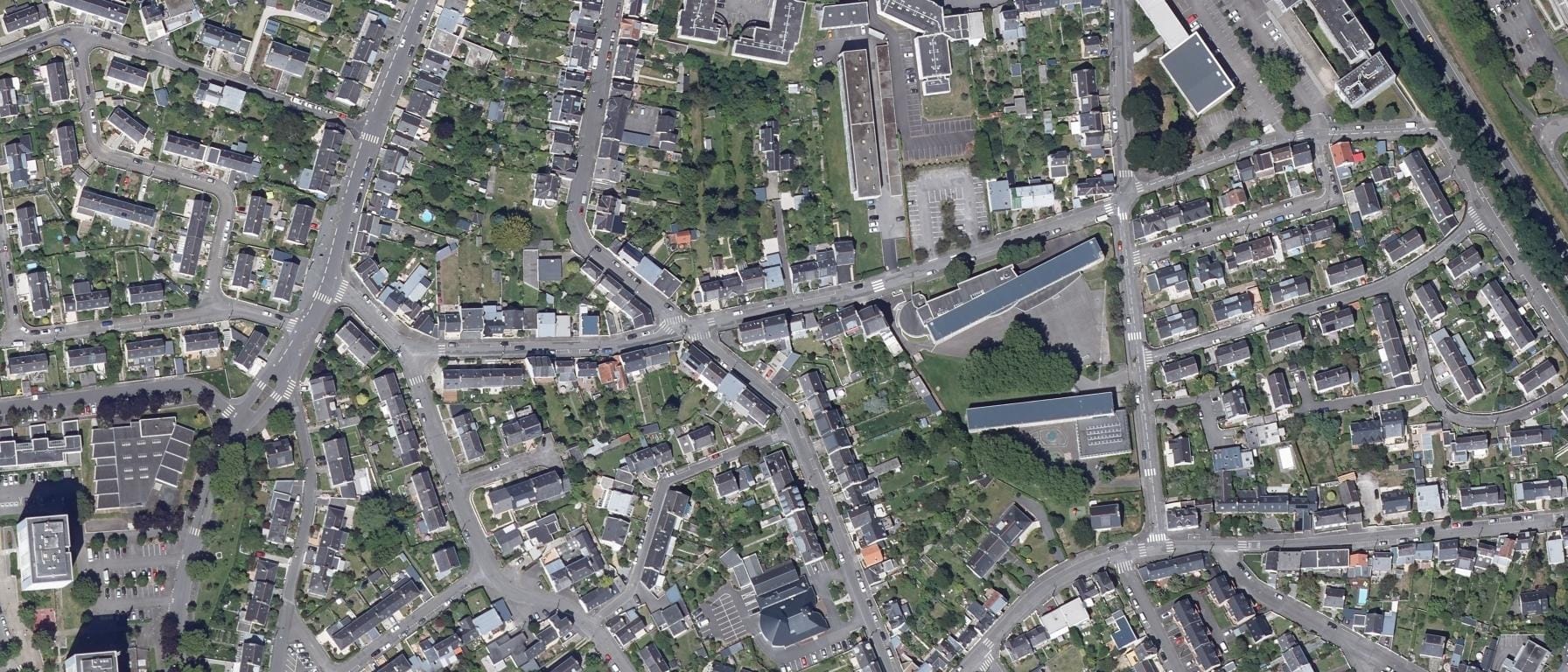 Vue aérienne de PASS MORBIHAN - Site IFSI de Lorient
