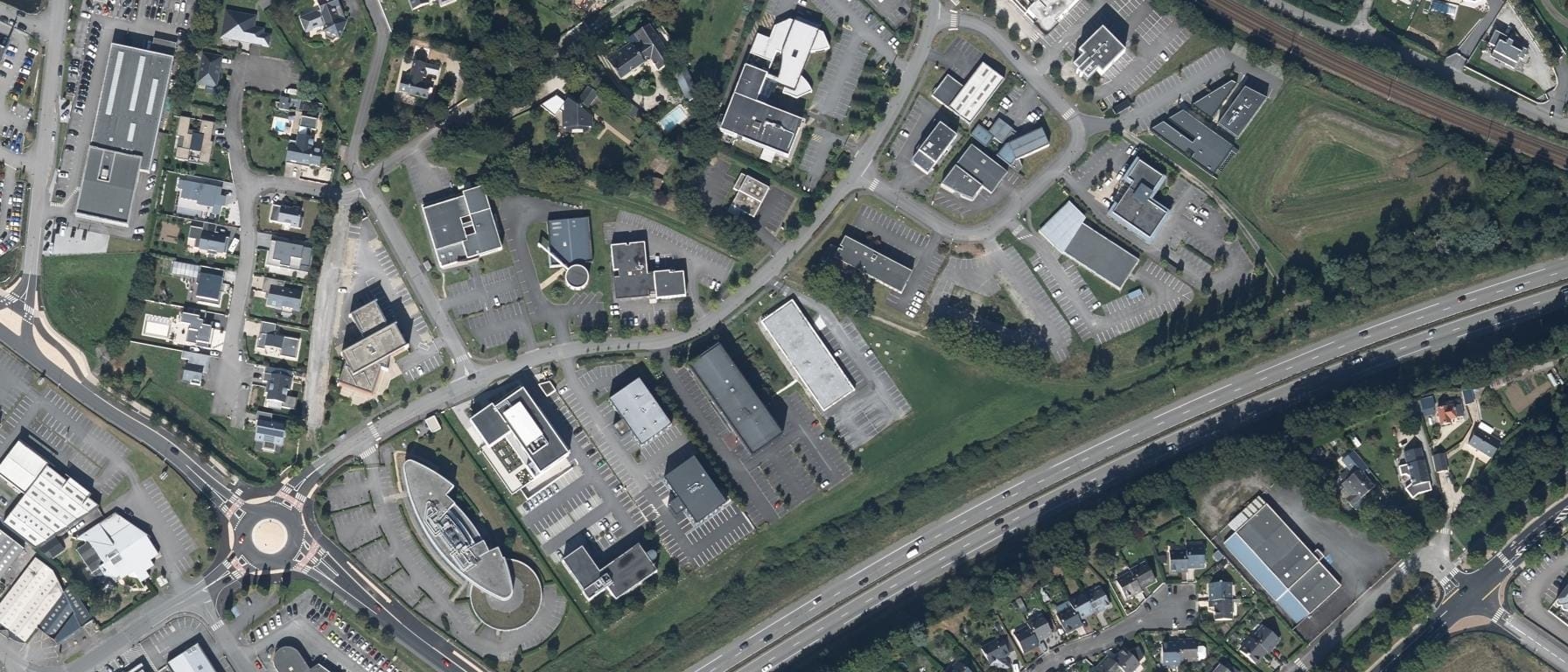 Vue aérienne de Institut supérieur du Management des Entreprises - Antenne de Vannes