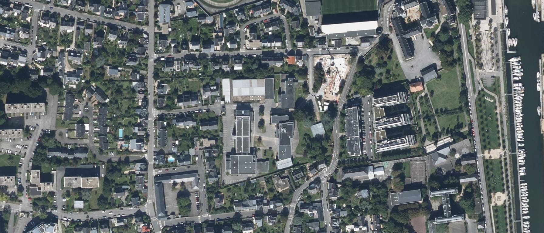 Vue aérienne de CFA ECB St-Paul St-Georges Vannes