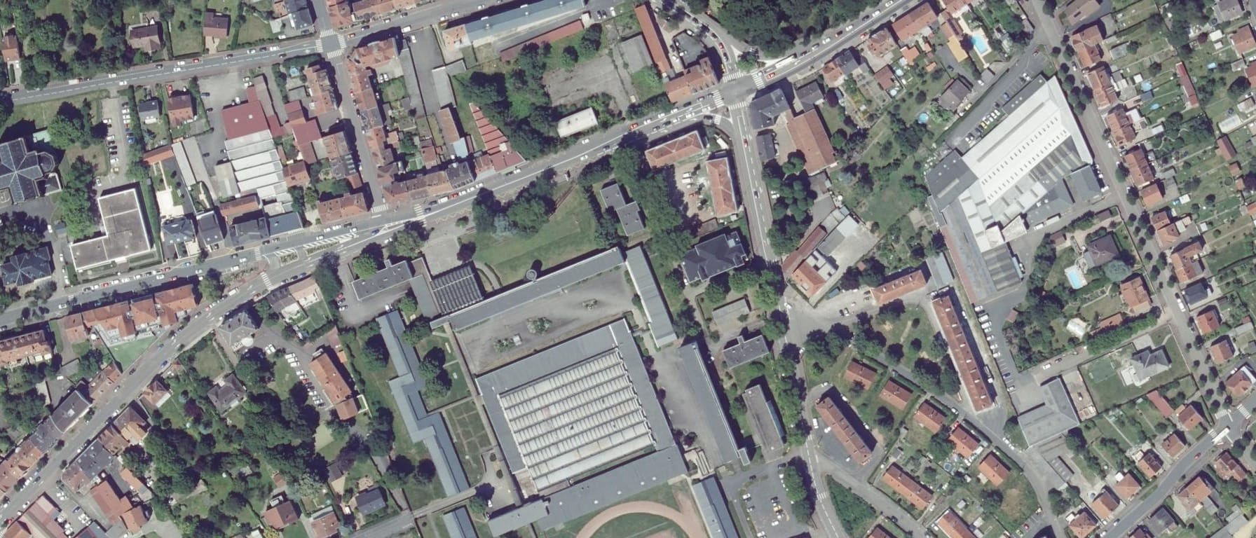 Vue aérienne de Lycée Henri Nominé