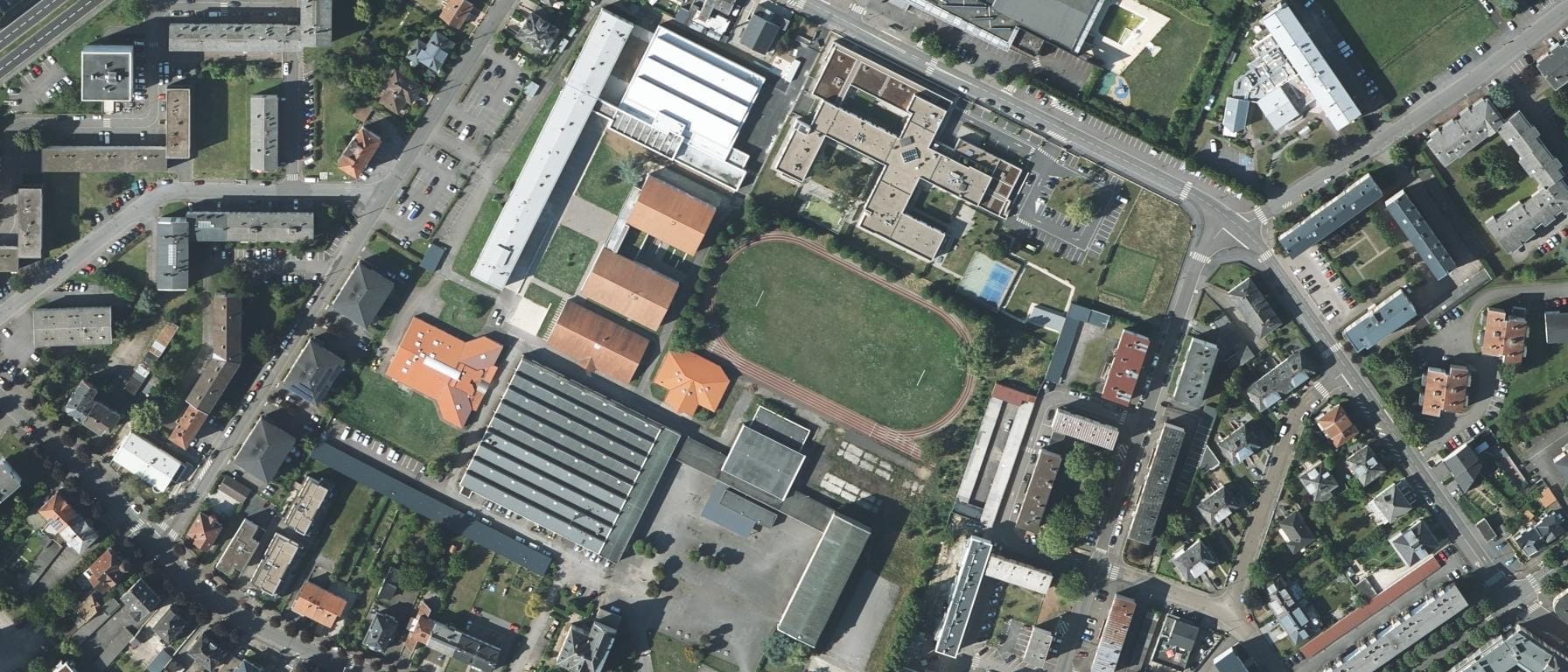 Vue aérienne de Lycée La Briquerie